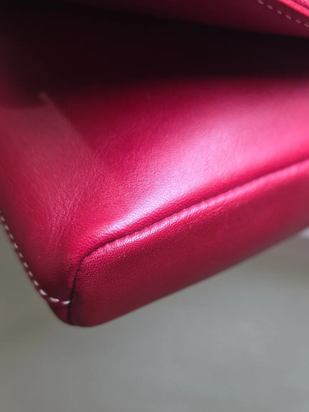 COACH 9599 Vintage Red Leather Legacy West Demi Flap Crossbody EUC